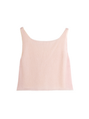 Pink and white cami set