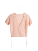 Pink mohair ballet-style top