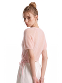 Pink mohair ballet-style top
