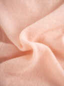 Pink mohair ruffle-trim bustier